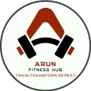 arun fitness hub logo | gym and fitness center in hyderabad