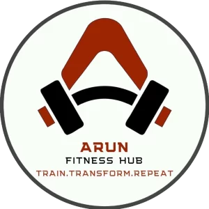 arun fitness hub logo | gym and fitness center in hyderabad